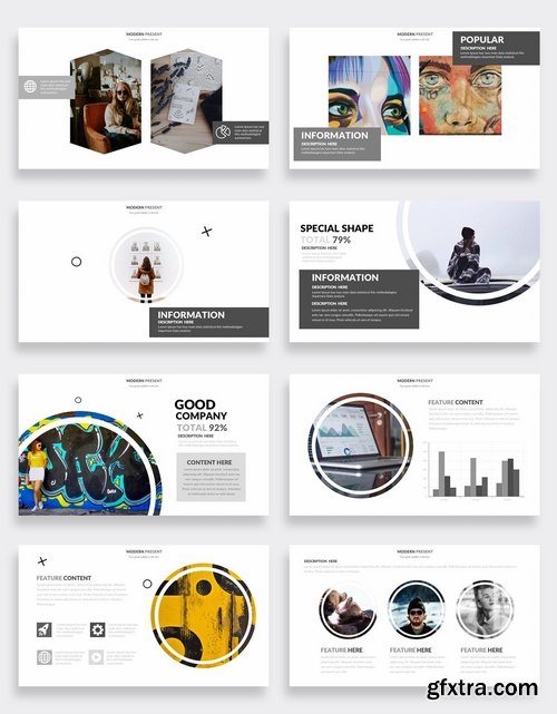 Modern Powerpoint and Keynote Templates