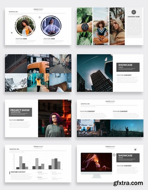 Modern Powerpoint and Keynote Templates