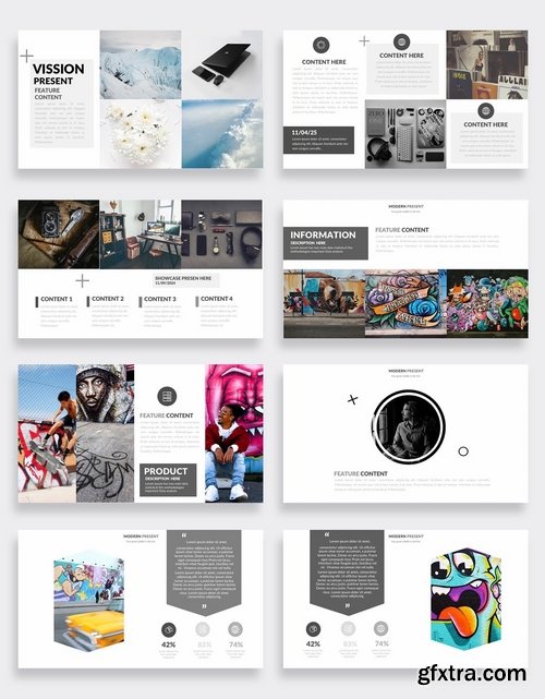 Modern Powerpoint and Keynote Templates