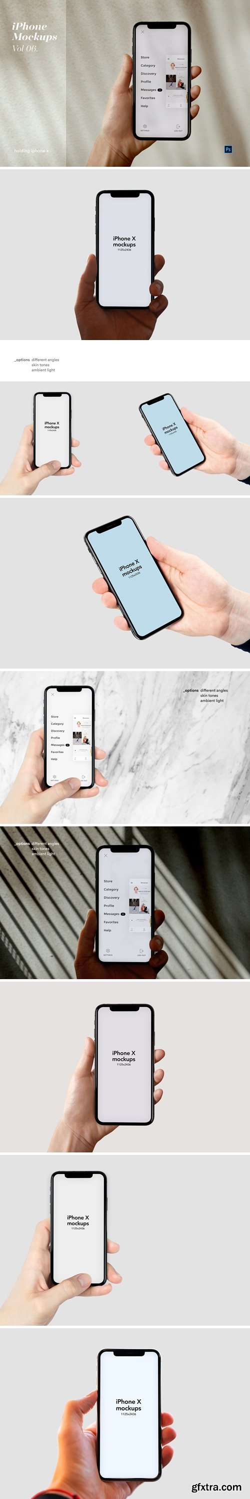 iPhone Mockup Set