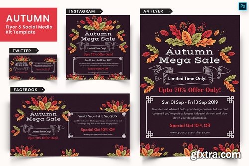 Autumn Festival Flyer & Social Media Pack-18