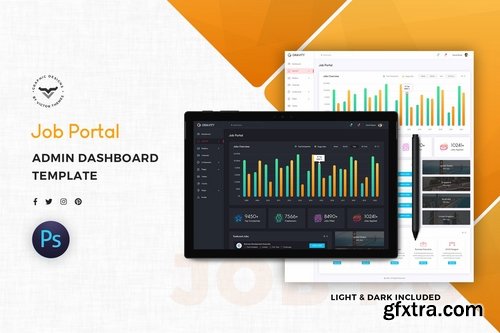 Job Portal Admin Dashboard UI Kit