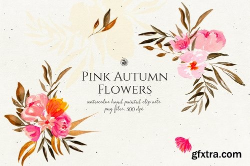 Pink Autumn Flowers vol.2