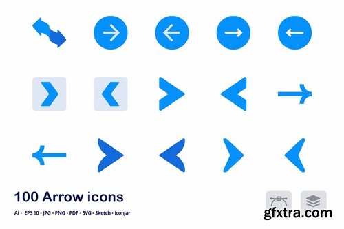 Arrows and Pointers Accent Duo Tone Flat Icons