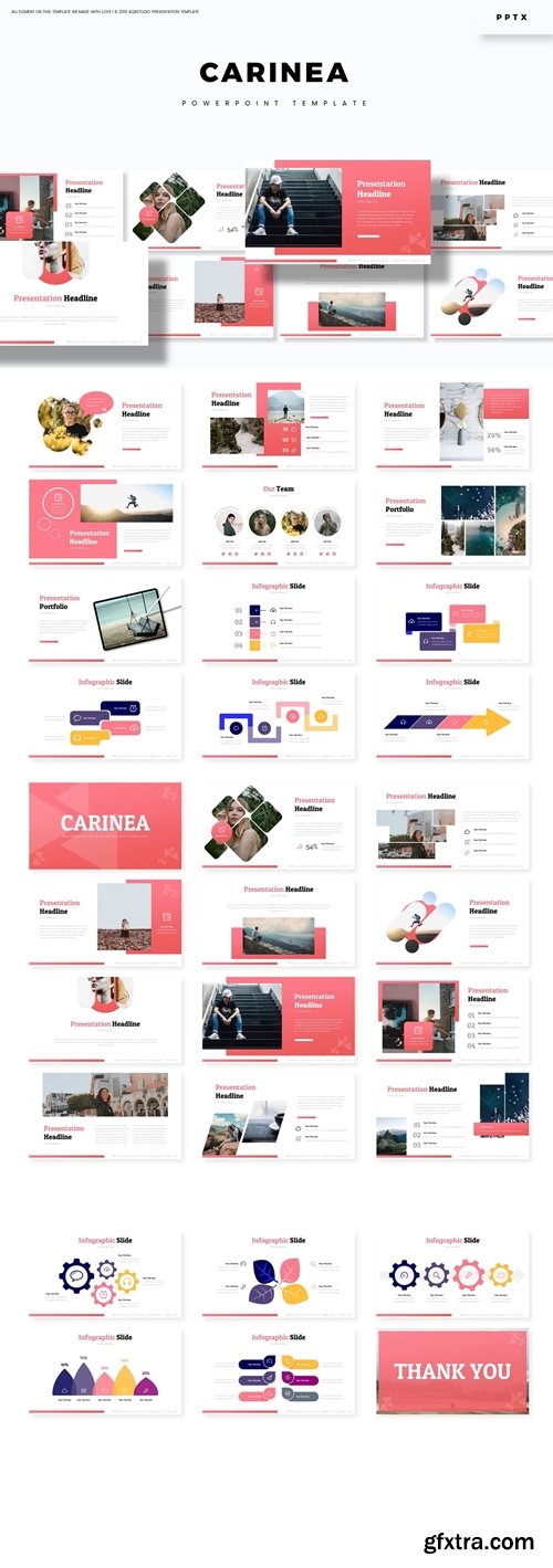 Carinea Powerpoint, Keynote and Google Slides Templates