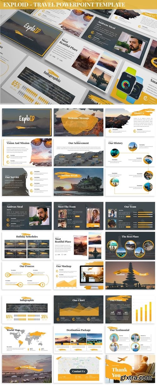 Exploid - Travel Powerpoint Template