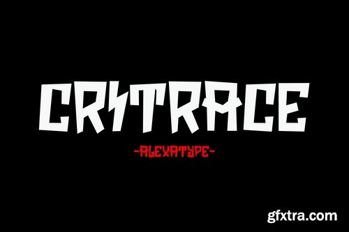 Critrace - Energetic Display Font