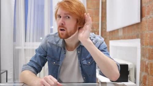 Udemy - Redhead Beard Man Listening Secret, Indoor