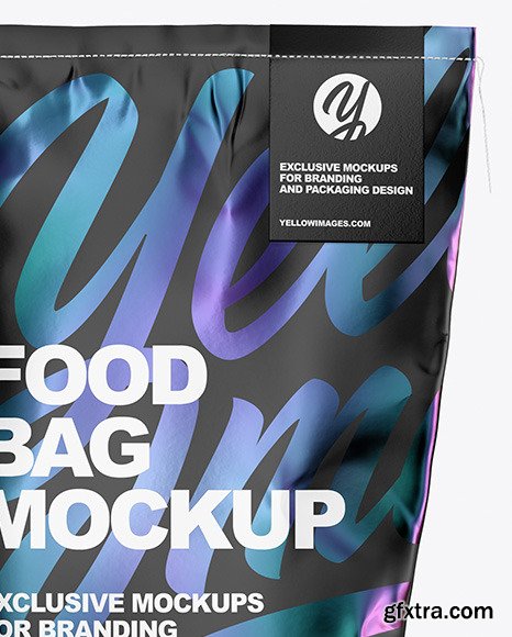 Food Matte Bag Mockup 47585