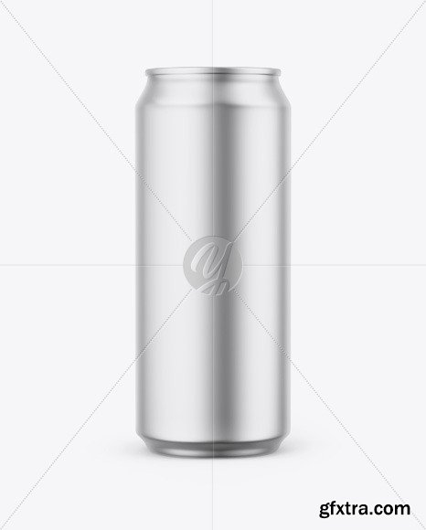 Matte Metallic Can Mockup 47578