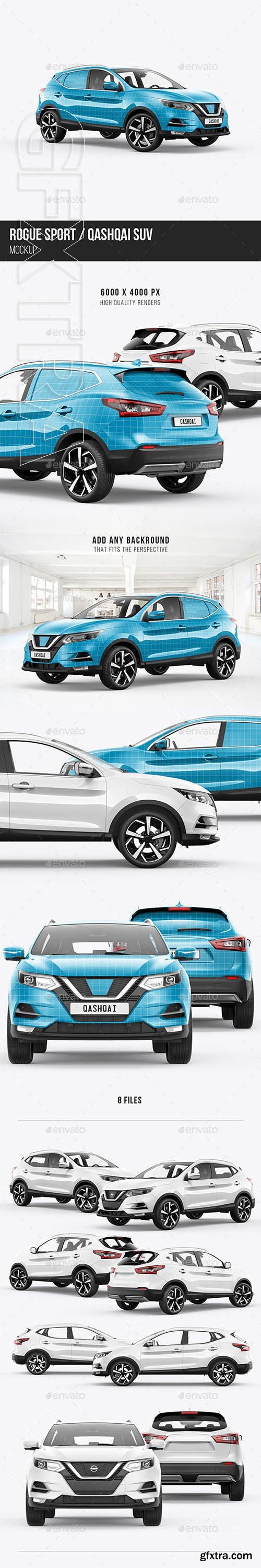 GraphicRiver - Qashqai/Rogue Sport SUV Mockup 24245477