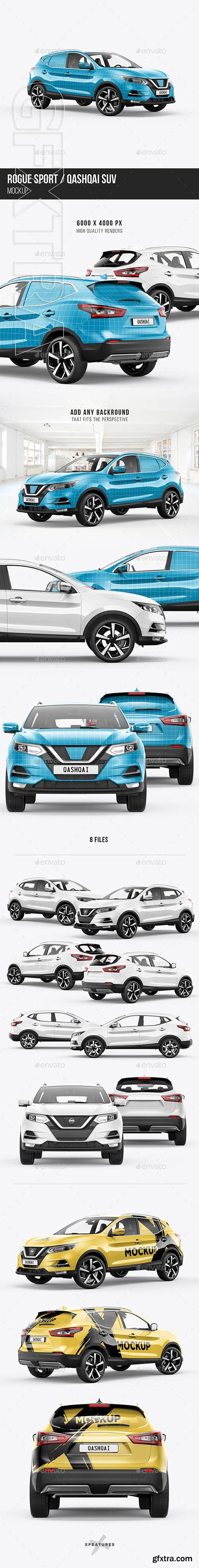 GraphicRiver - Qashqai/Rogue Sport SUV Mockup 24245477