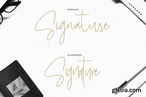 Masstro Signature Typeface