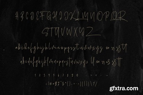 Masstro Signature Typeface