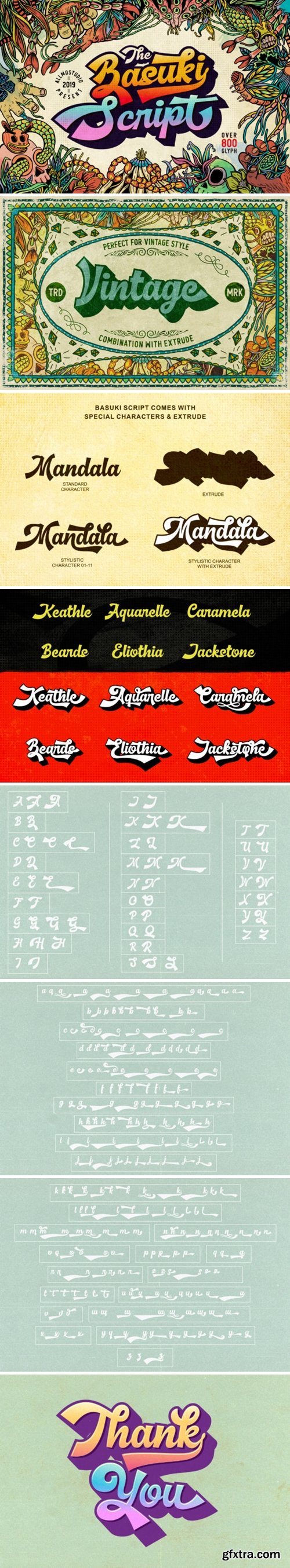 CM - Basuki Script Font 4009942