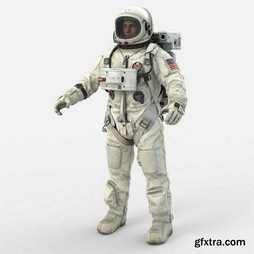 Astronaut #3 3D Model