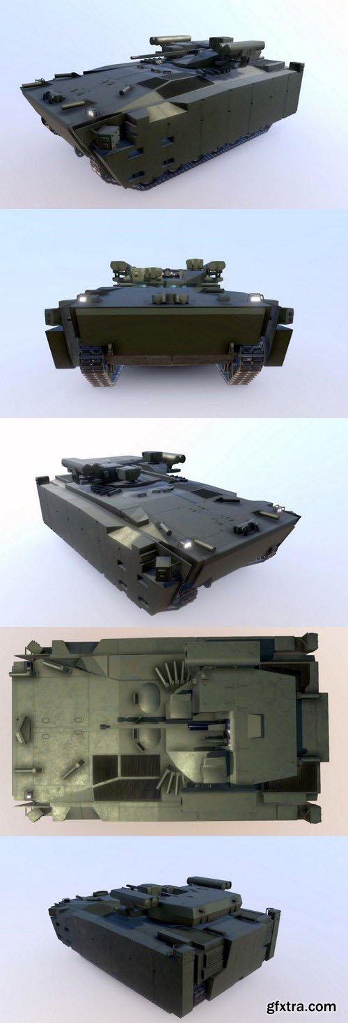 APC Kurganets-25 – 3D Model