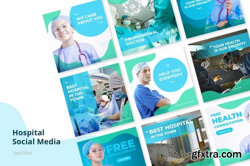 Social Media Kit Hospital