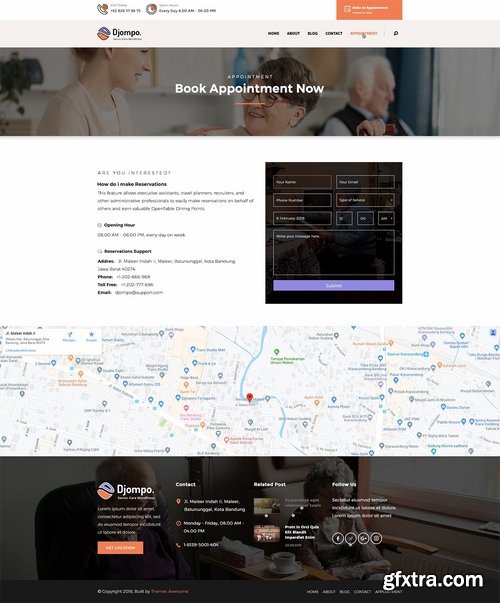 Djompo Senior Care PSD Template