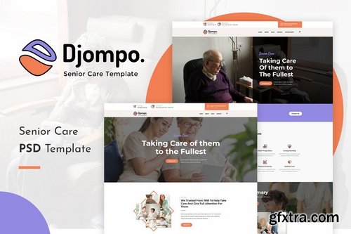 Djompo Senior Care PSD Template