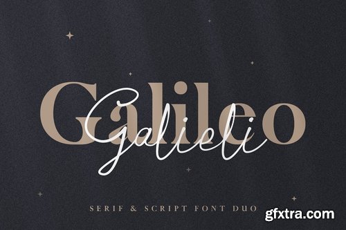 Galileo Galilei - Serif & Script Duo