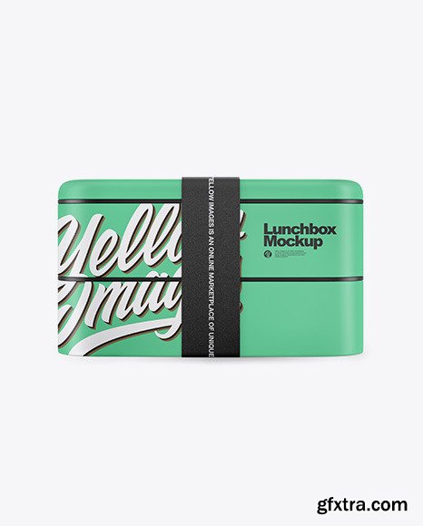 Matte Lunch Box Mockup 47554