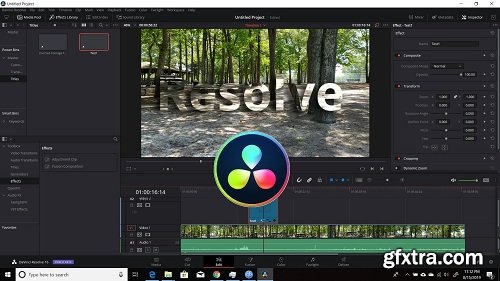 Resolve 16.1 Beta - Create Custom Titles With Adjustment Clips