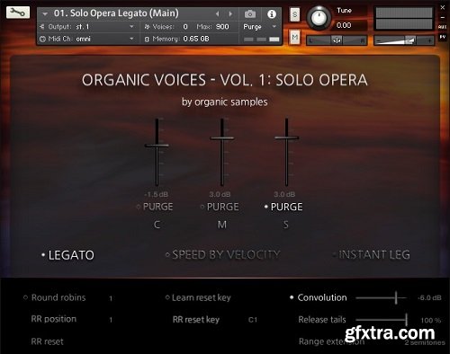 Organic Samples Organic Voices Vol 1 Solo Opera v1.1 KONTAKT-AwZ
