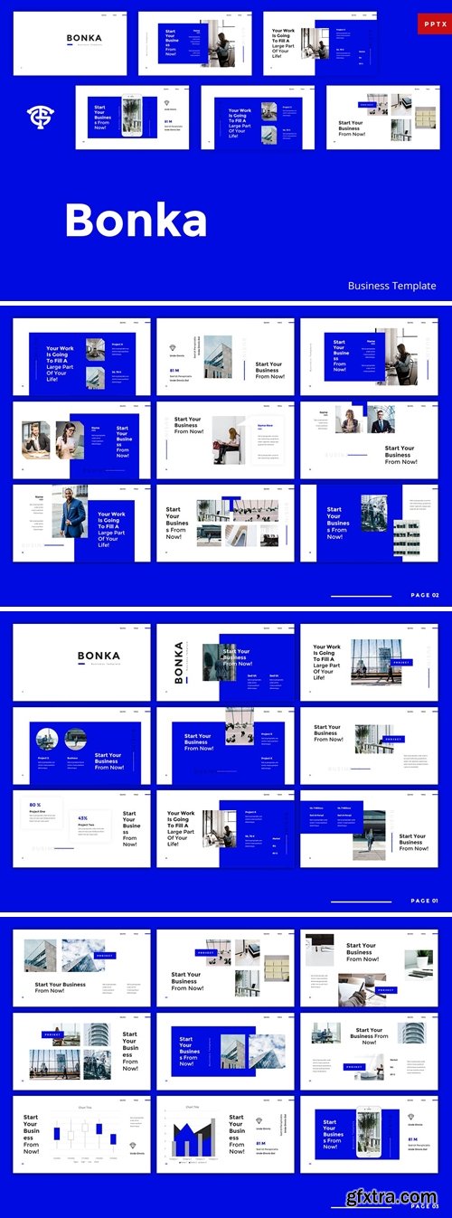 Bonka Business Powerpoint, Keynote and Google Slides Templates