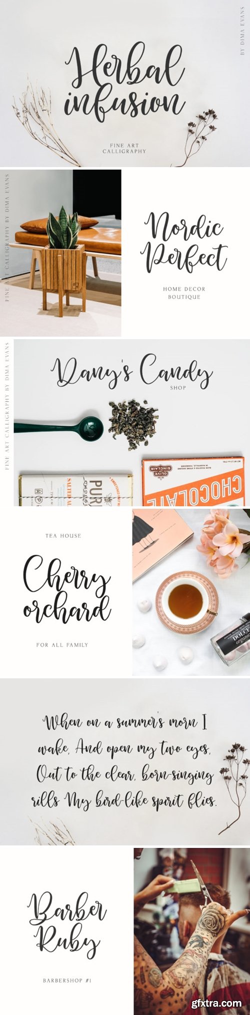 Herbal Infusion Font