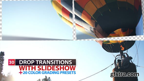 VideoHive Drop Transitions 9834379