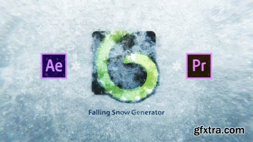 VideoHive Snow Falling Generator 22857083