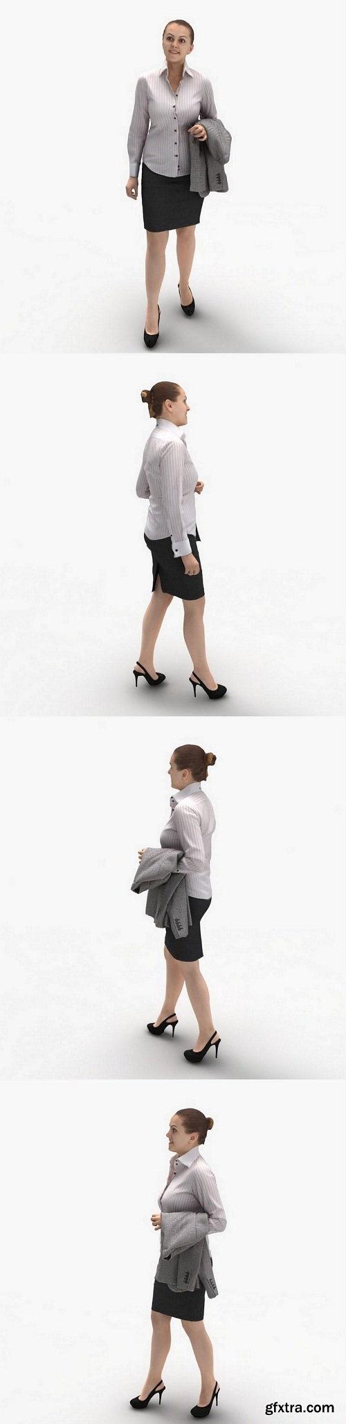 Business Woman 3d model