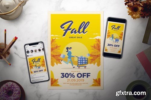 Fall Sale Flyer Set