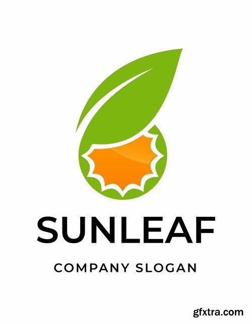 Sun Leaf Logo