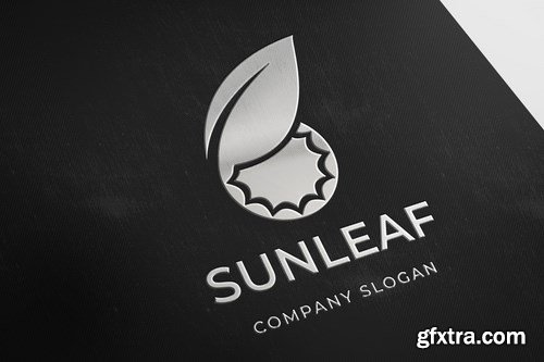 Sun Leaf Logo