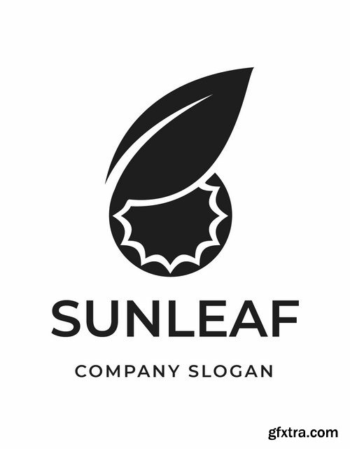 Sun Leaf Logo