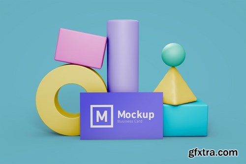 Business Card Still Life Mockup