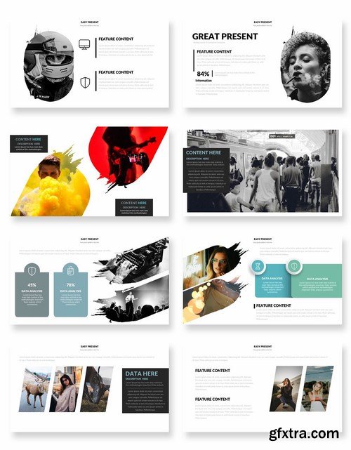 Easy Powerpoint and Keynote Templates