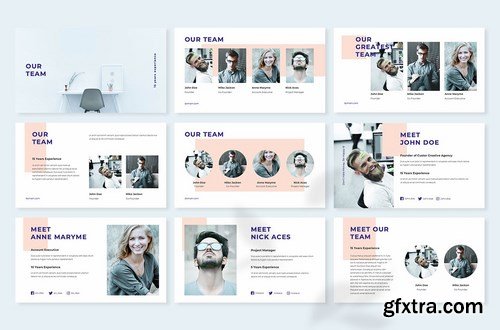 Custor - Creative Agency Google Slides and Keynote Templates