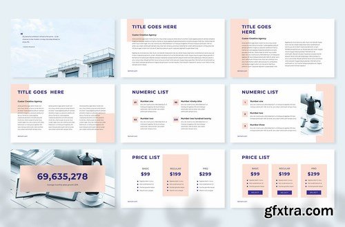 Custor - Creative Agency Google Slides and Keynote Templates