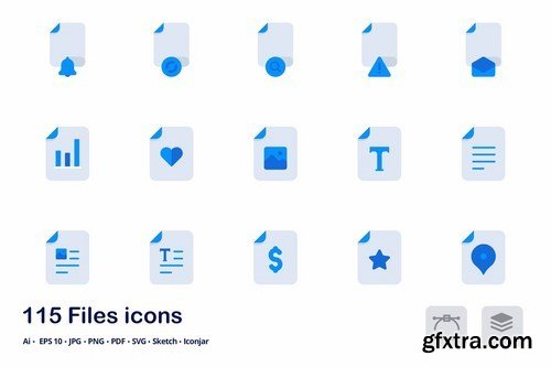 Files and Formats Accent Duo Tone Icons