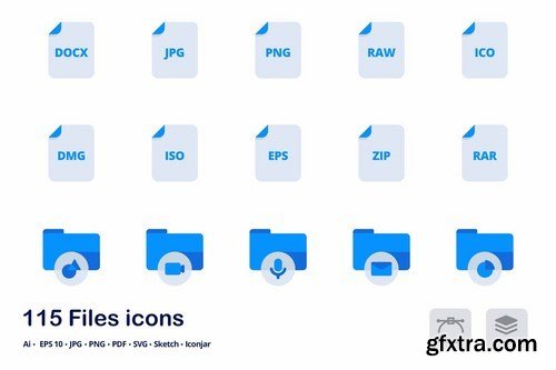 Files and Formats Accent Duo Tone Icons