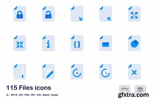 Files and Formats Accent Duo Tone Icons