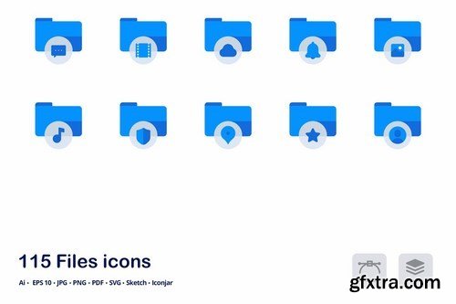 Files and Formats Accent Duo Tone Icons