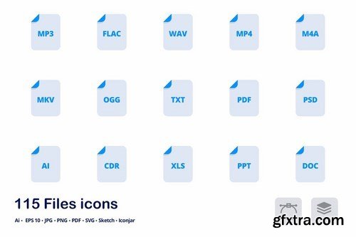 Files and Formats Accent Duo Tone Icons