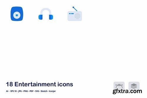 Entertainment Accent Duo Tone Icons