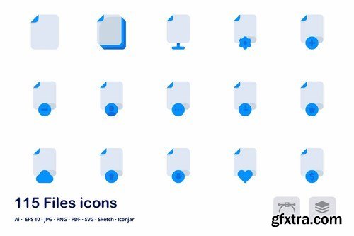 Files and Formats Accent Duo Tone Icons