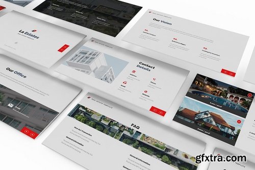 La Estate Real Estate - Powerpoint Google Slides and Keynote Templates