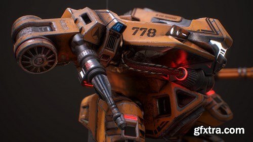 Rhino Mech 778 3D Model